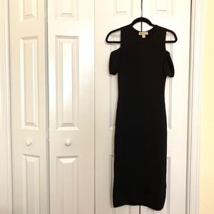 Michael Kors Peekaboo Shoulder Body Con Dress